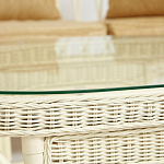 Комплект уличной мебели из ротанга Clara белый варинант исполнения - 11 | Loft Concept в Волгограде