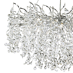 Люстра с хрустальными подвесками на металлических ветках Fairytree Light Silver Chandelier 18 варинант исполнения - 3 | Loft Concept в Волгограде