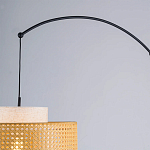 Торшер с декоративным поясом из плетеного бамбука Biuloggicu варинант исполнения - 3 | Loft Concept в Волгограде