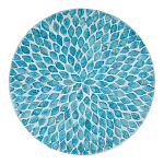 Столик с инкрустацией с перламутровым узором Flower Blue варинант исполнения - 2 | Loft Concept в Волгограде