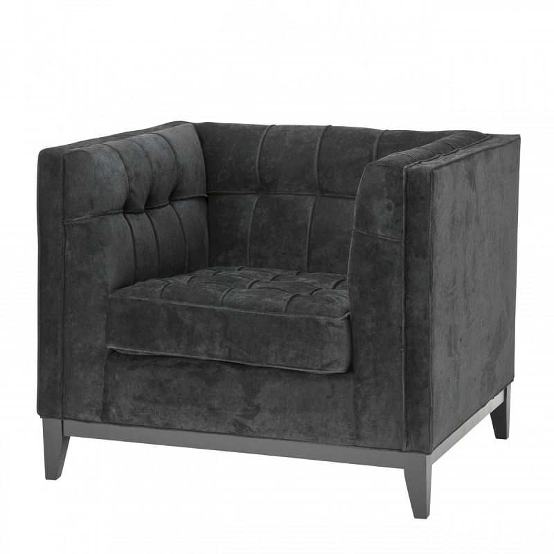 Кресло Eichholtz Chair Aldgate Black Черный Кресло Eichholtz Chair Aldgate Black Черный в Волгограде | Loft Concept