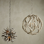 Люстра круглая в виде веток деревьев Natural Driftwood варинант исполнения - 4 | Loft Concept в Волгограде