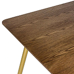 Обеденный стол на металлических ножках Casey Brass Dining Table варинант исполнения - 5 | Loft Concept в Волгограде