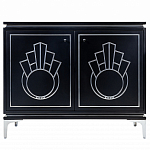 Черный комод в стиле арт-деко Luciano варинант исполнения - 1 | Loft Concept в Волгограде