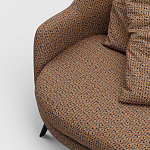 Мебельная ткань Шенилл терракотовый цвет 142 см T4-58 варинант исполнения - 4 | Loft Concept в Волгограде