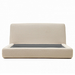 Кровать со съемным бежевым чехлом из ткани букле White Boucle Collection варинант исполнения - 3 | Loft Concept в Волгограде