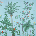 Обои ручная роспись Amazonia Duck Egg варинант исполнения - 2 | Loft Concept в Волгограде