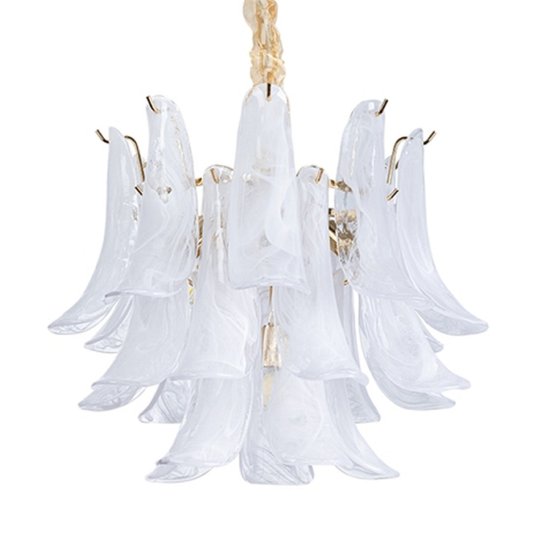 Люстра Lamp Silvia Белый Золотой Люстра Lamp Silvia Белый Золотой в Волгограде | Loft Concept