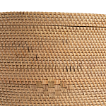 Плетеная овальная корзина с крышкой Shani Rattan Basket варинант исполнения - 4 | Loft Concept в Волгограде