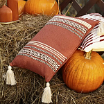 Подушка декоративная с вышивкой и кисточками Ethnic mix варинант исполнения - 5 | Loft Concept в Волгограде