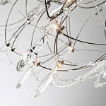 Люстра с каркасом из тонких металлических нитей и хрустальными подвесками Crystal Metal Threads Chandelier 100 варинант исполнения - 2 | Loft Concept в Волгограде