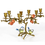 Бронзовый подсвечник на 7 свечей Eden Garden варинант исполнения - 2 | Loft Concept в Волгограде