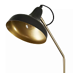 Торшер с плафоном в форме купола в сочетании черного и золотистого цвета Minimalist Execution варинант исполнения - 1 | Loft Concept в Волгограде