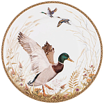 Тарелка закусочная из фарфора с изображением утки Hunting Porcelain Collection варинант исполнения - 1 | Loft Concept в Волгограде