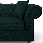 Мебельная ткань Шенилл темно-зеленый цвет 138 см T4-36 варинант исполнения - 8 | Loft Concept в Волгограде