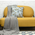 Чехол на подушку с рисунком и вышивкой Aurora Allure Sprout варинант исполнения - 5 | Loft Concept в Волгограде