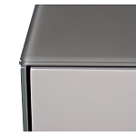 Комод со стеклянной столешницей и с выдвижными ящиками Minimalist Accent варинант исполнения - 5 | Loft Concept в Волгограде
