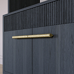 Стеллаж Primo с ящиками Черный дуб  варинант исполнения - 5 | Loft Concept в Волгограде