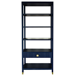 Стеллаж Elsa Dreams Blue со стеклянными полками и ящиком варинант исполнения - 7 | Loft Concept в Волгограде