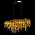 Люстра подвесная с металлическими дугами и длинными цепочками 115 см Atlantis Chain варинант исполнения - 3 | Loft Concept в Волгограде