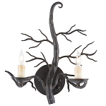 Бра черное в виде ствола дерева Branched Tree варинант исполнения - 2 | Loft Concept в Волгограде