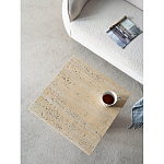 Столик приставной с квадратной столешницей Textured Cream Table варинант исполнения - 5 | Loft Concept в Волгограде