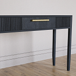 Элегантная Консоль Primo с выдвижным ящиком Черный дуб варинант исполнения - 3 | Loft Concept в Волгограде