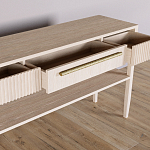 Дизайнерская Консоль с полкой и ящиком Primo Светлый дуб варинант исполнения - 5 | Loft Concept в Волгограде