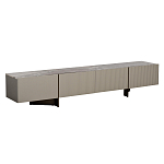 Тумба под телевизор серая с мраморной столешницей Uniqueness Marble варинант исполнения - 1 | Loft Concept в Волгограде