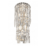 Бра с каскадом из прозрачного хрусталя и корпусом из металла цвета хром Constant Sparks варинант исполнения - 2 | Loft Concept в Волгограде