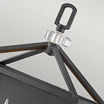 Бра в черном цвете с двумя лампами в форме свечи и стеклянными элементами Hinkley варинант исполнения - 2 | Loft Concept в Волгограде