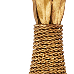 Люстра золотая с декором в виде перьев Bunch of Feathers варинант исполнения - 2 | Loft Concept в Волгограде