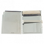 Портсигар на 10 сигарет с газовой зажигалкой из натурального камня Змеевик Светлый Stone Cigarettes Cases варинант исполнения - 7 | Loft Concept в Волгограде