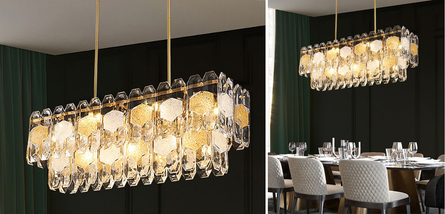 Люстра Oswalda Linear Chandelier Люстра Oswalda Linear Chandelier - Loft-Concept в Волгограде