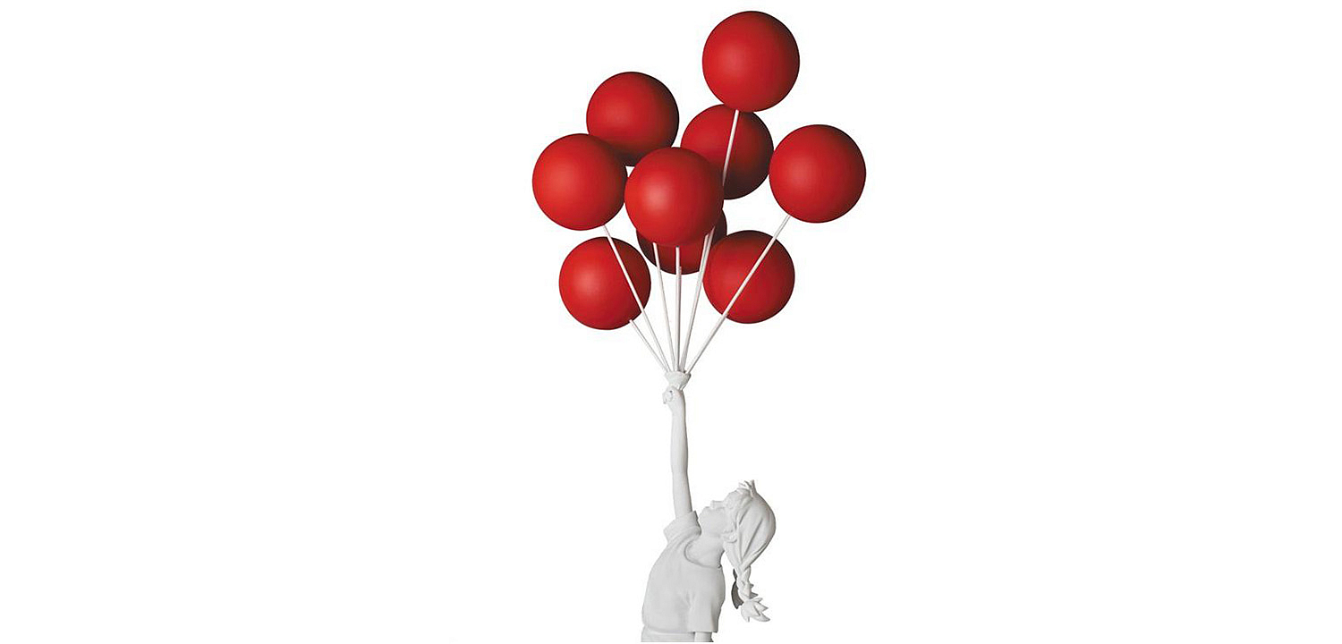 Статуэтка Flying Balloons Girl white and red Статуэтка Flying Balloons Girl white and red - Loft-Concept в Волгограде