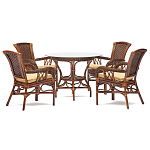 Комплект обеденный из ротанга Eloise варинант исполнения - 1 | Loft Concept в Волгограде