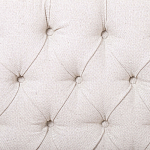 Кровать двуспальная светло-бежевая с основанием из массива дуба с мягким изголовьем Flax Beds варинант исполнения - 4 | Loft Concept в Волгограде