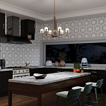  Люстра с прозрачными рифлеными цилиндрическими плафонами Kichler варинант исполнения - 28 | Loft Concept в Волгограде