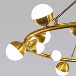 Люстра подвесная светодиодная с плафонами в форме шара Italian Globe Cedar Moss Light варинант исполнения - 3 | Loft Concept в Волгограде