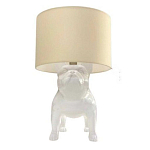 Настольная лампа COLLECTION OF DOGS с абажуром Бульдог варинант исполнения - 2 | Loft Concept в Волгограде