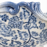 Фарфоровая чаша с птицами Blue and White варинант исполнения - 3 | Loft Concept в Волгограде