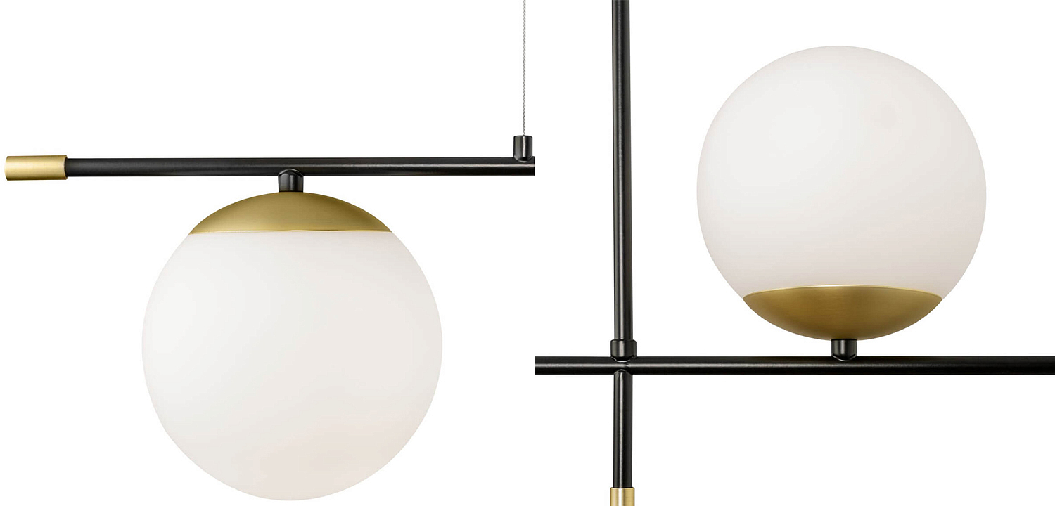 Светильник Spike Two Balls Hanging Lamp Светильник Spike Two Balls Hanging Lamp - Loft-Concept в Волгограде