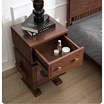 Тумбочка прикроватная с ящиком и дверцей Робот Robot Desk варинант исполнения - 6 | Loft Concept в Волгограде