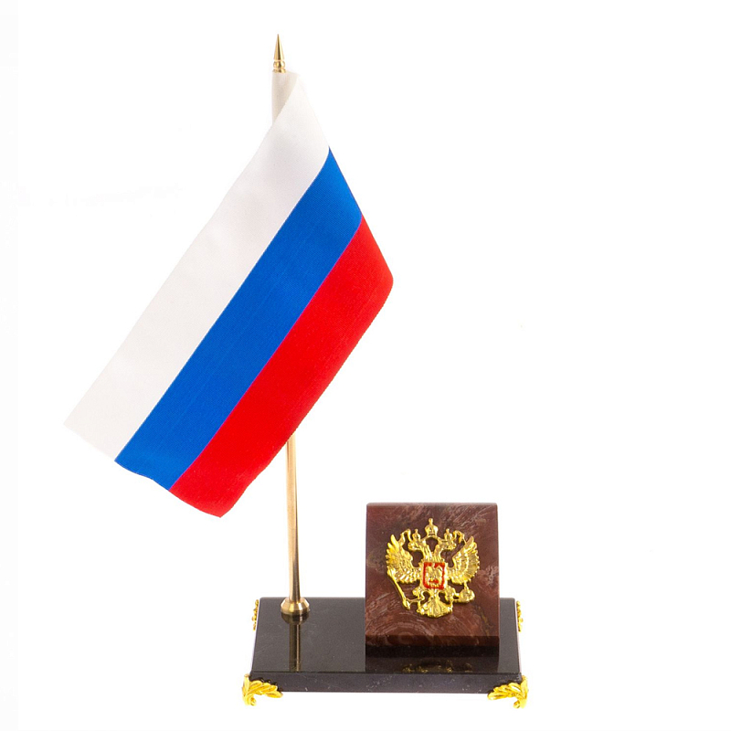 Флагшток с гербом России на подставке из натурального камня лемезит Stone Flagpole Лемезит Красный Белый Синий Флагшток с гербом России на подставке из натурального камня лемезит Stone Flagpole Лемезит Красный Белый Синий в Волгограде | Loft Concept