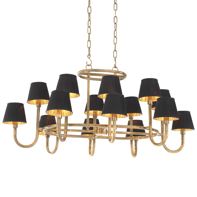 Люстра Chandelier Sparrows Латунь Черный Люстра Chandelier Sparrows Латунь Черный в Волгограде | Loft Concept