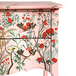 Комод розовый с росписью Цветы L.XV CHEST OF DRAWERS Flowers варинант исполнения - 3 | Loft Concept в Волгограде