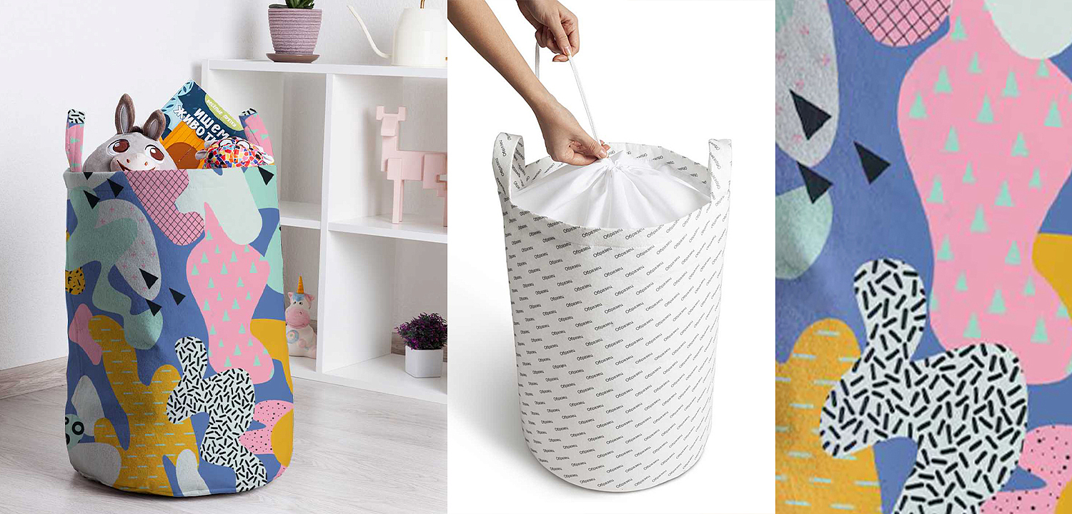 Корзина Pastel Abstraction Basket Корзина Pastel Abstraction Basket - Loft-Concept в Волгограде
