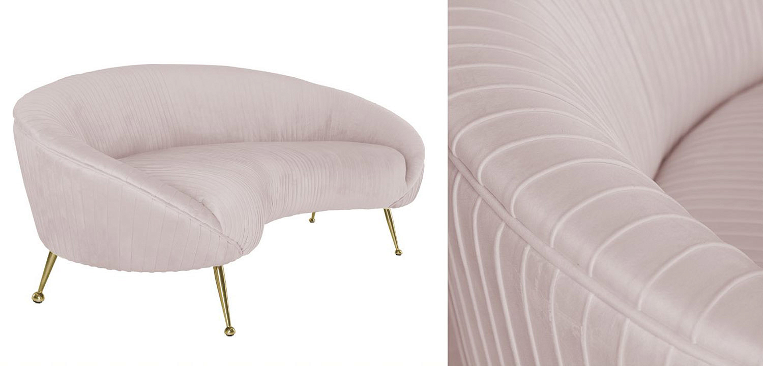 Диван Pebernat Lounge Sofa light pink Диван Pebernat Lounge Sofa light pink - Loft-Concept в Волгограде