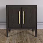 Тумбочка Primo с дверцами шпон темный орех варинант исполнения - 2 | Loft Concept в Волгограде