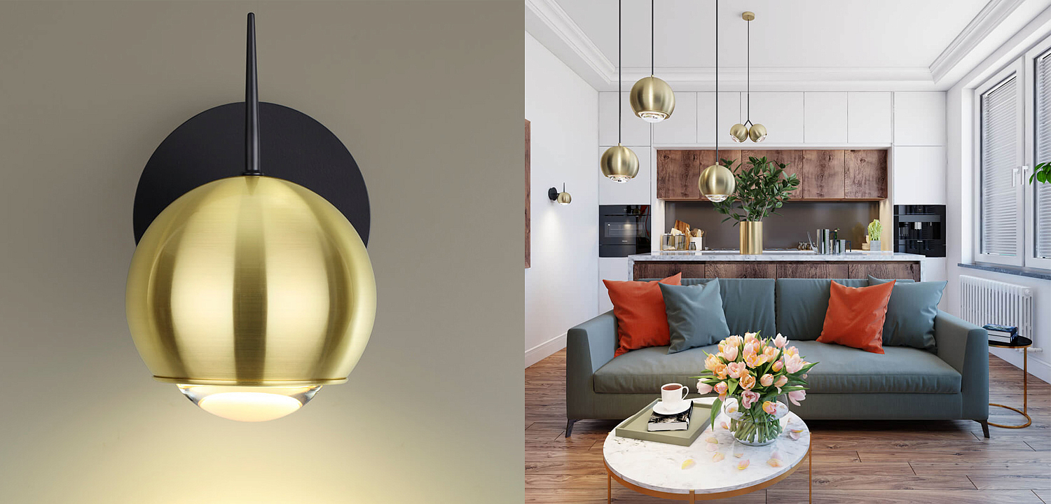 Бра Ivor Sconce Gold Бра Ivor Sconce Gold - Loft-Concept в Волгограде